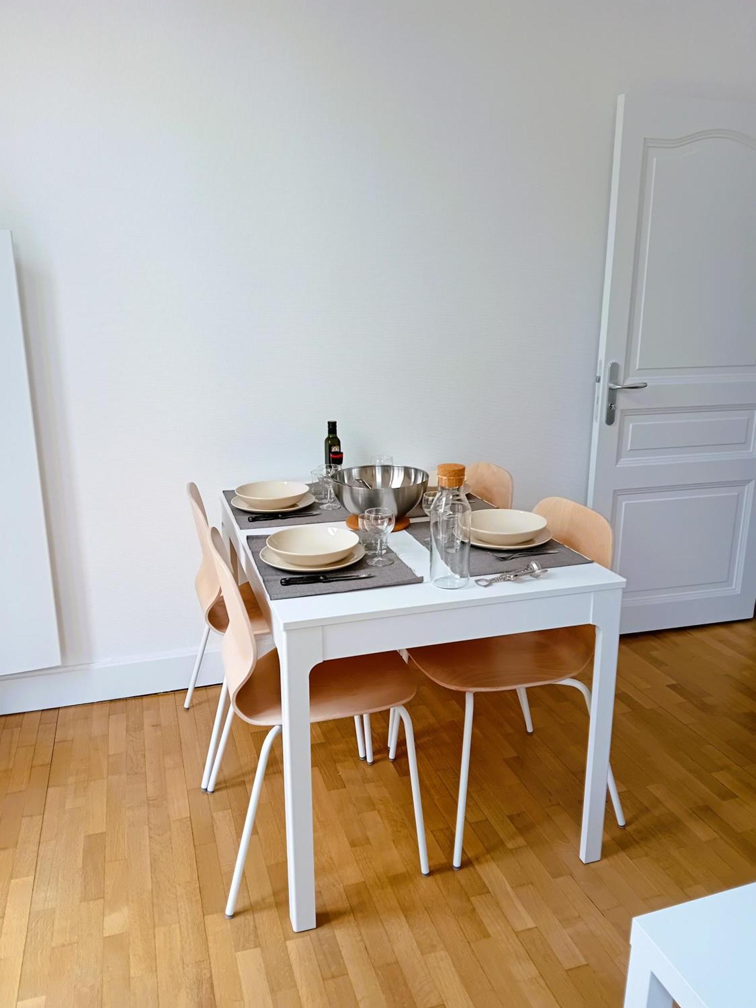 102 - Appart Renove Avec Grand Salon Et 1 Chambre - Tram Et Clinique Mutualiste A 1 Min Grenoble Exterior foto