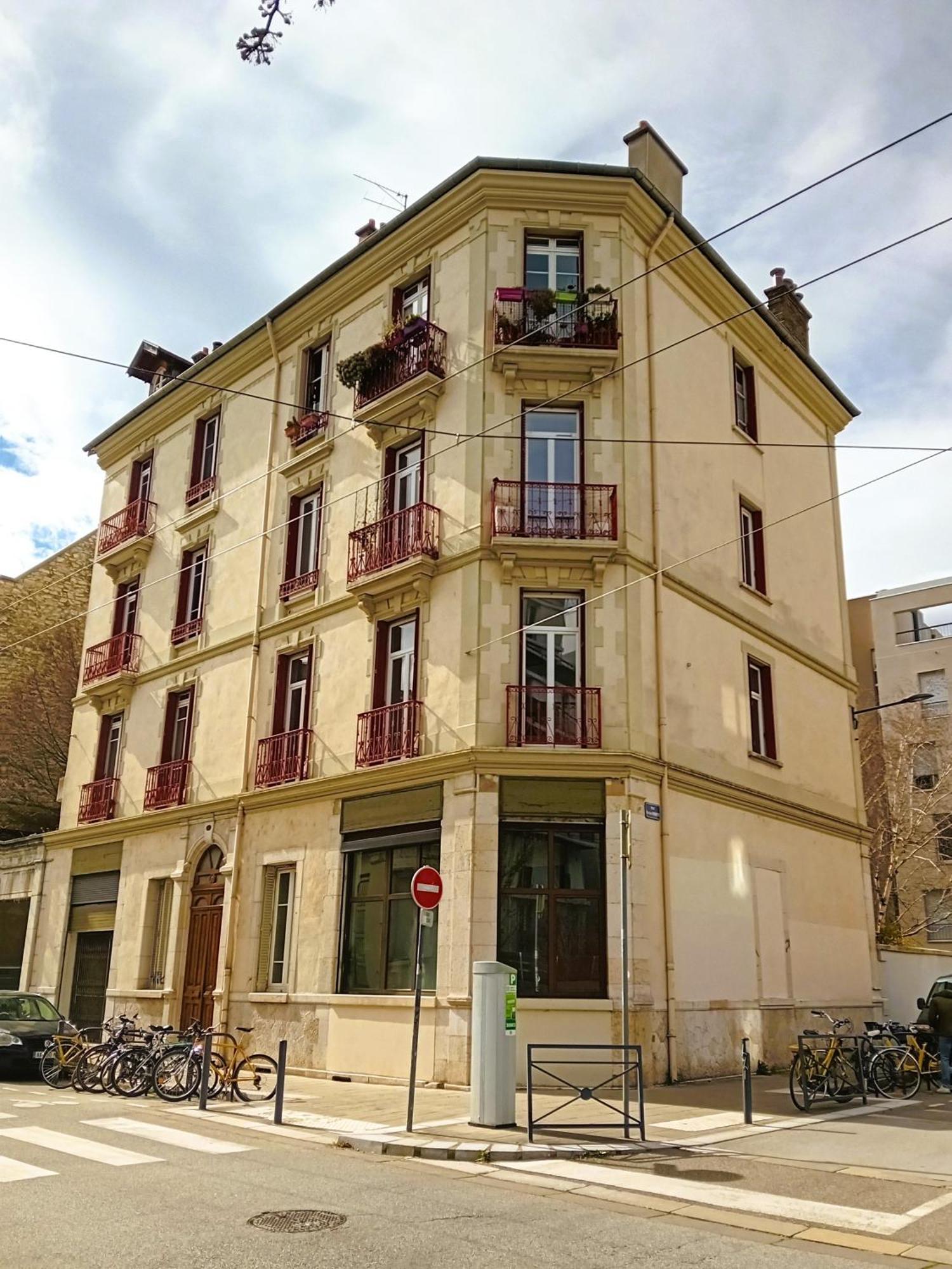 102 - Appart Renove Avec Grand Salon Et 1 Chambre - Tram Et Clinique Mutualiste A 1 Min Grenoble Exterior foto